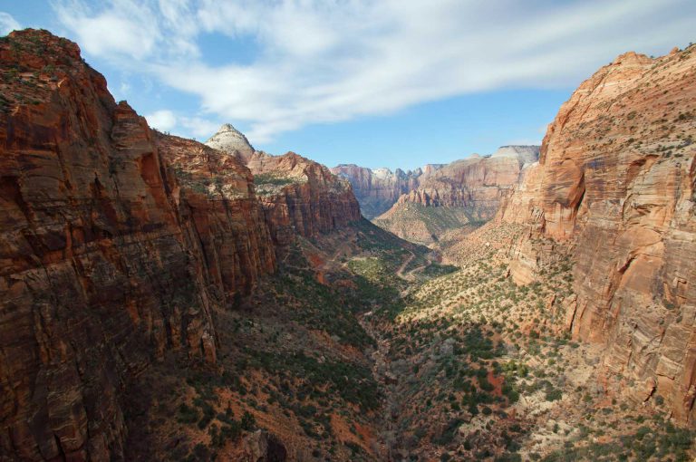 The canyon overlook Zion